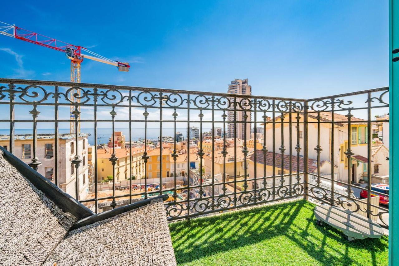Frontiere De Monaco - Balconnet Vue Mer - Ba بوزولي المظهر الخارجي الصورة